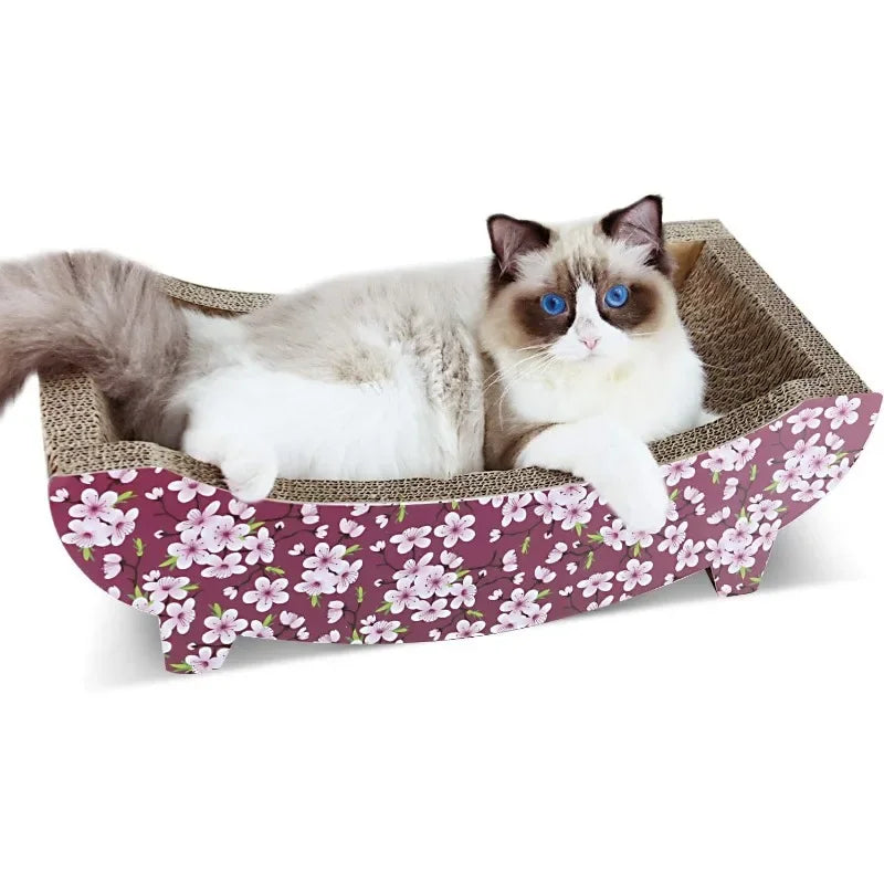 Cat Scratcher Cardboard Lounge Bed