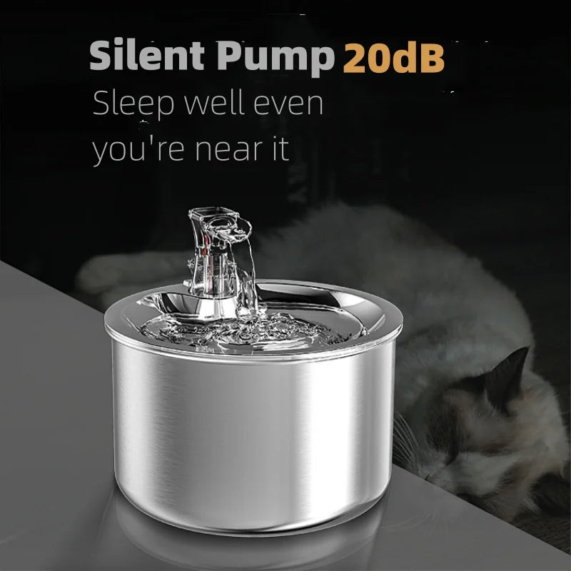 Automatic cat water fountain