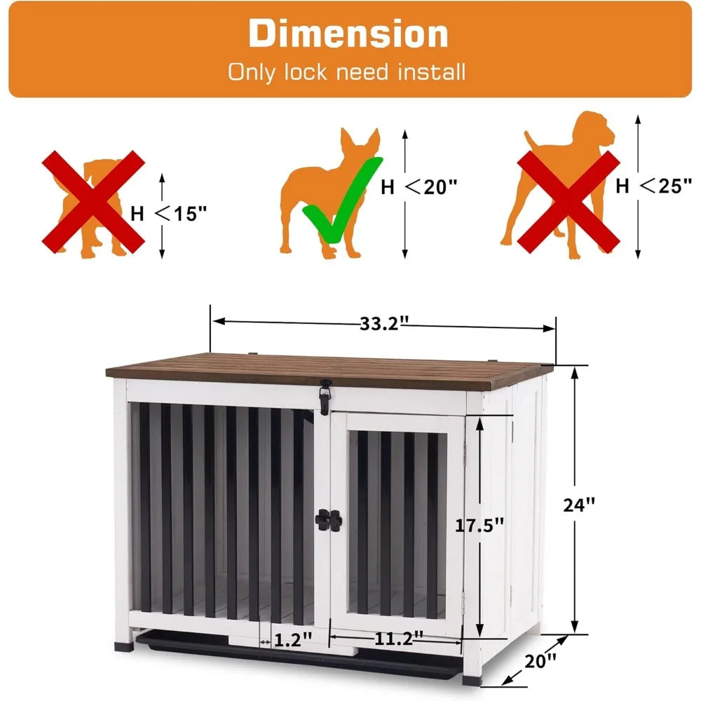 Wooden Dog Crate Furniture