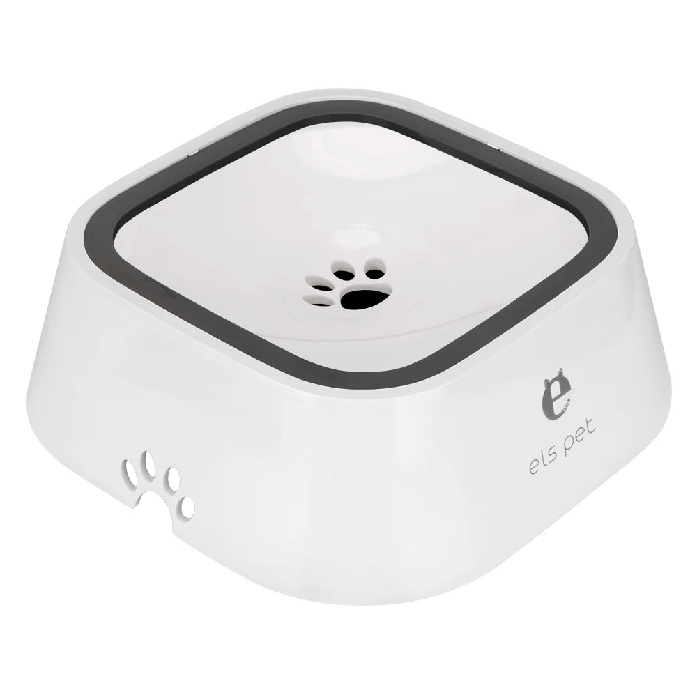 Anti-Overflow 1.5L Cat Dog Water Bowl