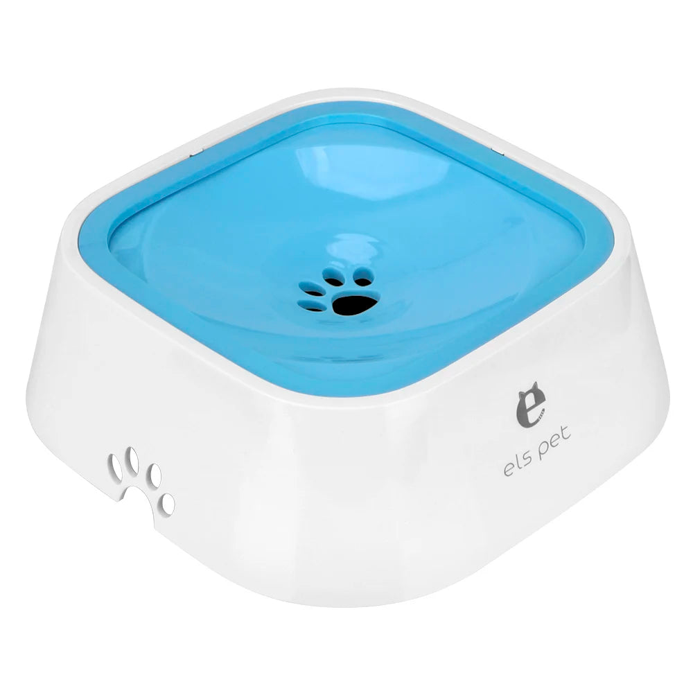 Anti-Overflow 1.5L Cat Dog Water Bowl