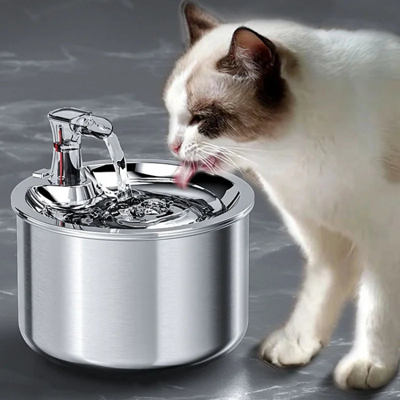 Automatic cat water fountain